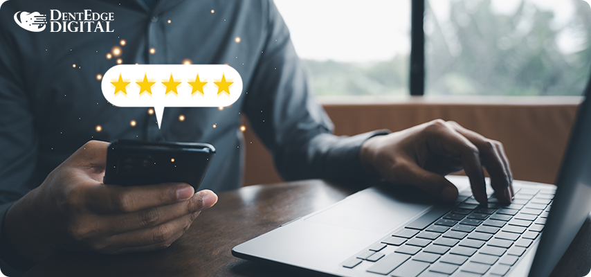 best dental clinic websites display client reviews 